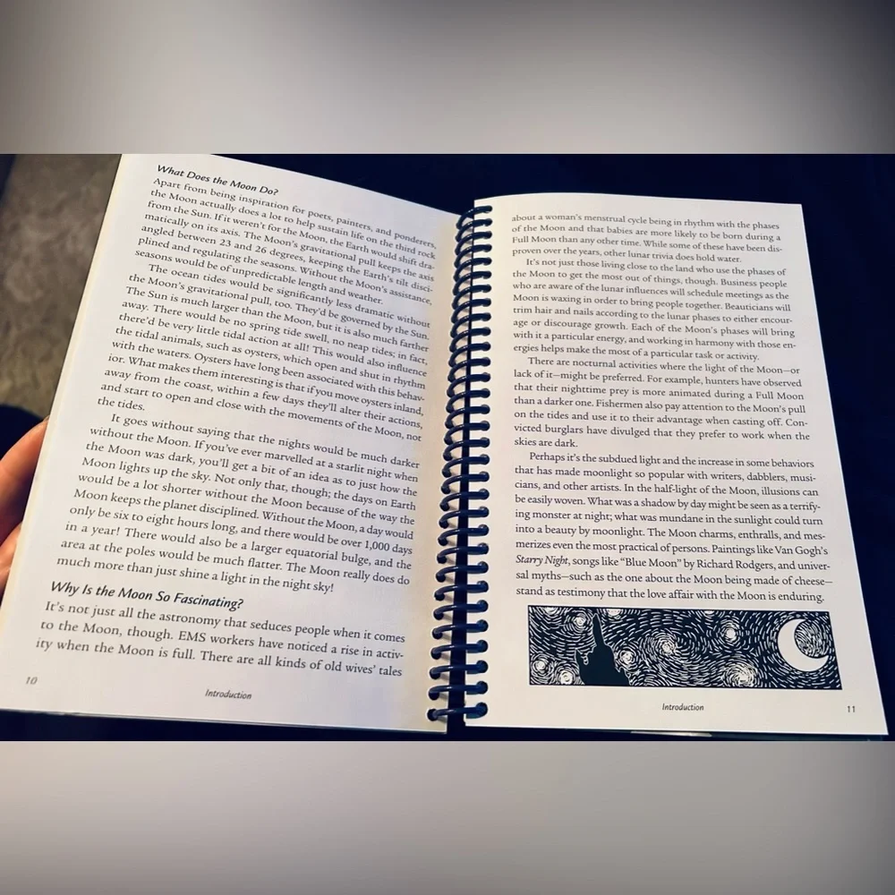 Unused 2024 moon sign calendar datebook, planner. Really neat!